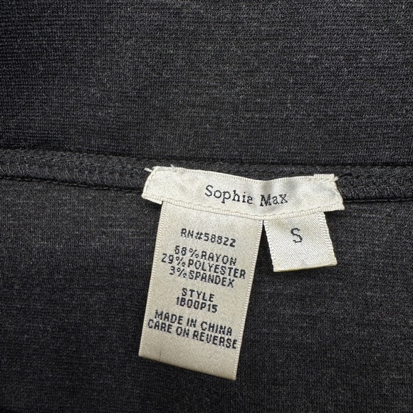 Sophie Max Dark Gray Skirt - Picture 4 of 4